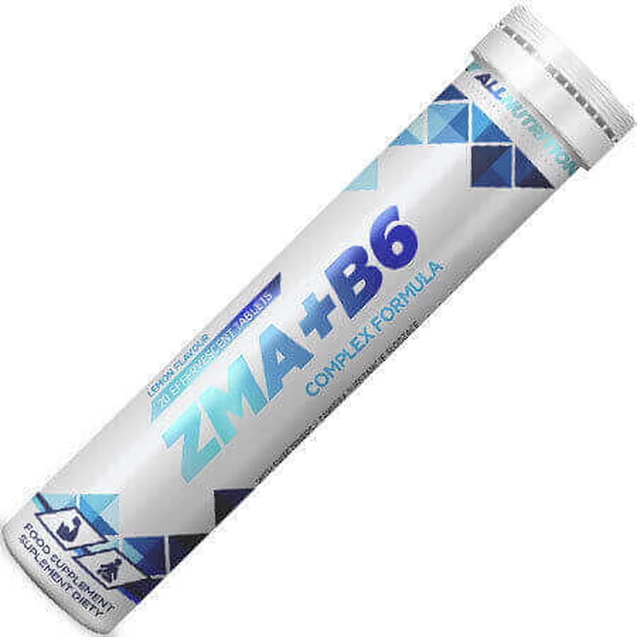 AllNutrition ZMA + B6 20 шипучих таблеток со вкусом лимона: цены и характеристики