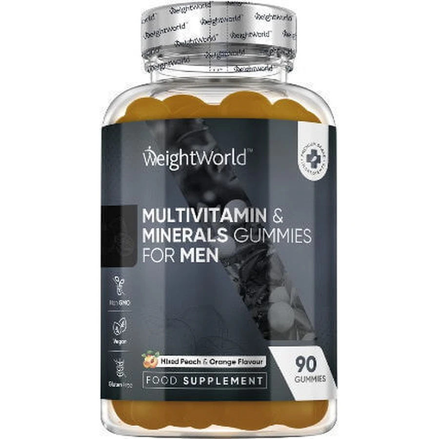 WeightWorld Мультивітамінні желейні цукерки Персик Персик 90: ціни та характеристики