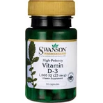 Сухой витамин Swanson Vitamin D3 1000iu High Potency для укрепления иммунной системы и здоровья птиц 1000iu 30 капс: цены и характеристики