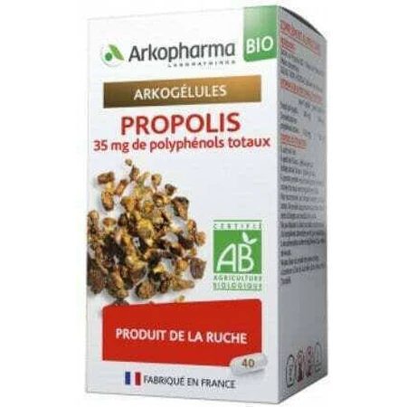 Arkopharma Arkocaps Arkocaps Прополис 40 растительных капсул: цены и характеристики