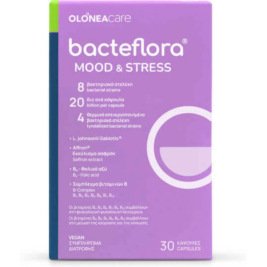 Olonea Bacteflora Mood & Stress Memory Supplement 30 капс: цены и характеристики