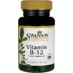 Swanson Vitamin B12 Вітамін для здоров'я нервової системи 500мкг 100 капс.: ціни та характеристики