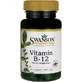Swanson Vitamin B12 Вітамін для здоров'я нервової системи 500мкг 100 капс.