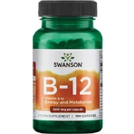 Swanson Vitamin B12 Вітамін для здоров'я нервової системи 500мкг 100 капс.: ціни та характеристики