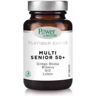 Power Of Nature Platinum Range Multi Senior 50+ Енергетичний мультивітамінний комплекс 30 таблеток