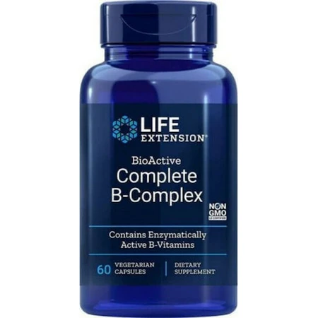 Life Extension BioActive BioActive Complete B-Complex Vitamin for Energy, Immune & Nervous System Strengthening 60 veget capsules: цены и характеристики