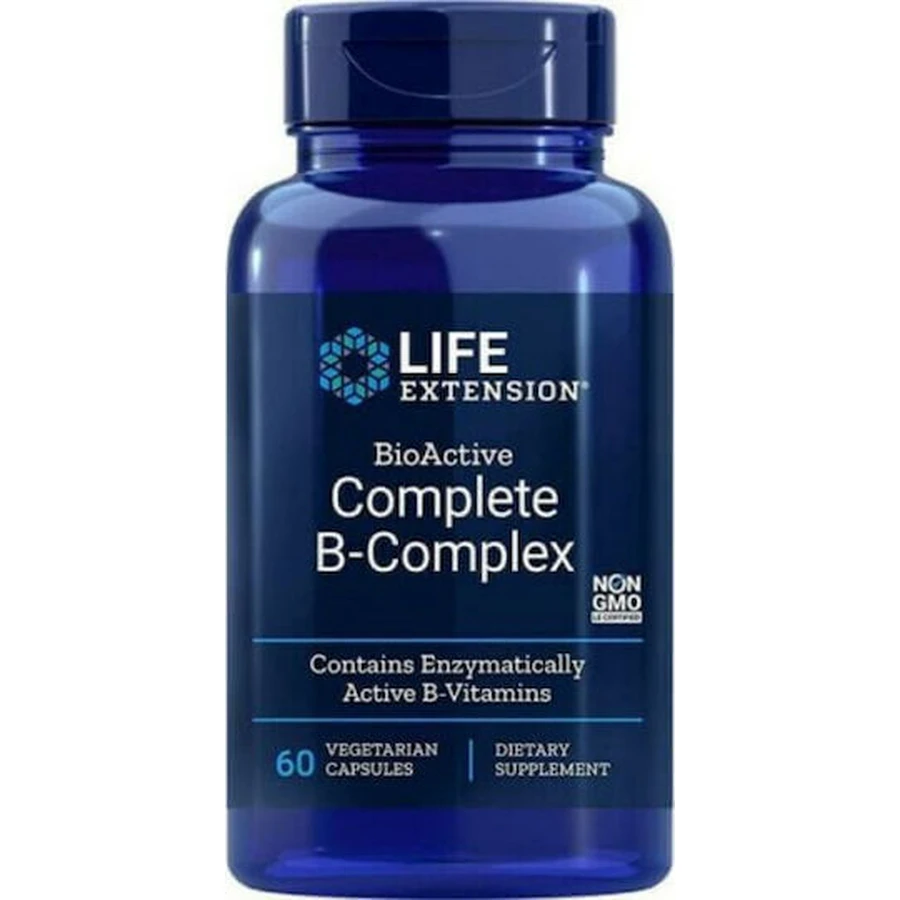 Life Extension BioActive BioActive Complete B-Complex Vitamin for Energy, Immune & Nervous System Strengthening 60 veget capsules: цены и характеристики
