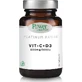 Power Of Nature Vit-C 500 мг + D3 500 МО Вітамін для зміцнення імунітету, шкіри та антиоксидантної дії 500 МО 50 капс.