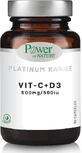 Power Of Nature Vit-C 500 мг + D3 500 МО Вітамін для зміцнення імунітету, шкіри та антиоксидантної дії 500 МО 50 капс.