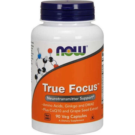 Now Foods True Focus Memory Supplement 90 растительных капсул с грейпфрутом: цены и характеристики