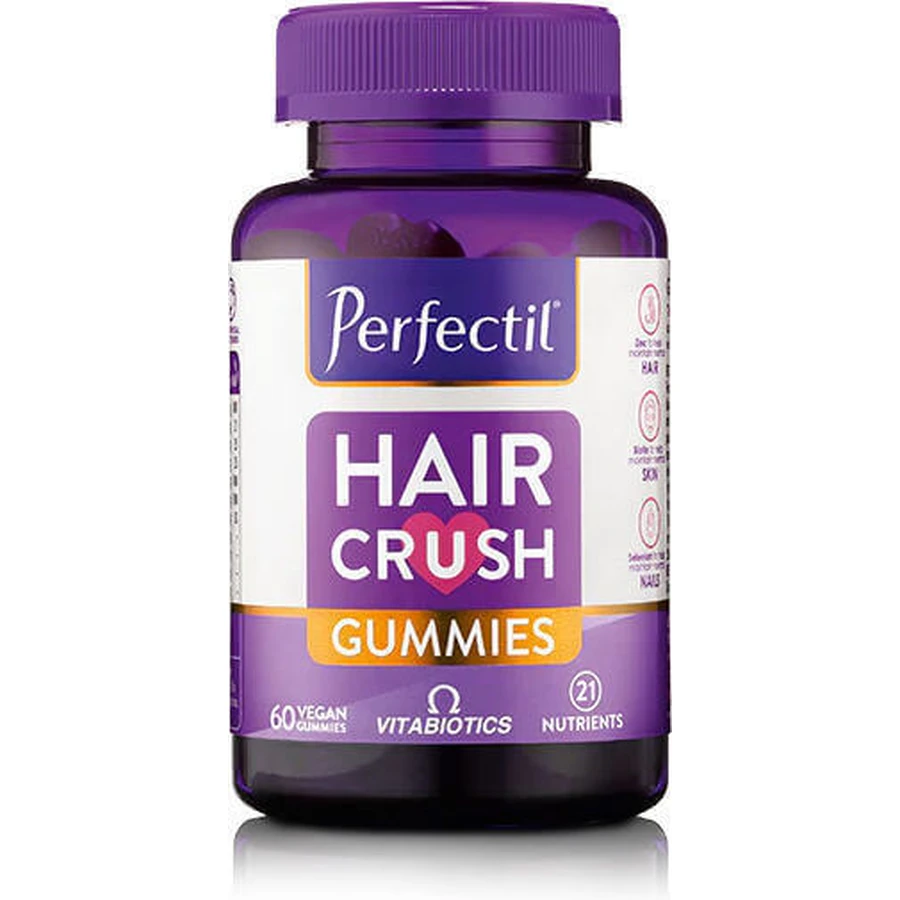 Vitabiotics Perfectil Perfectil Hair Crush Gummies Special Dietary Supplement 60 желейных конфет: цены и характеристики
