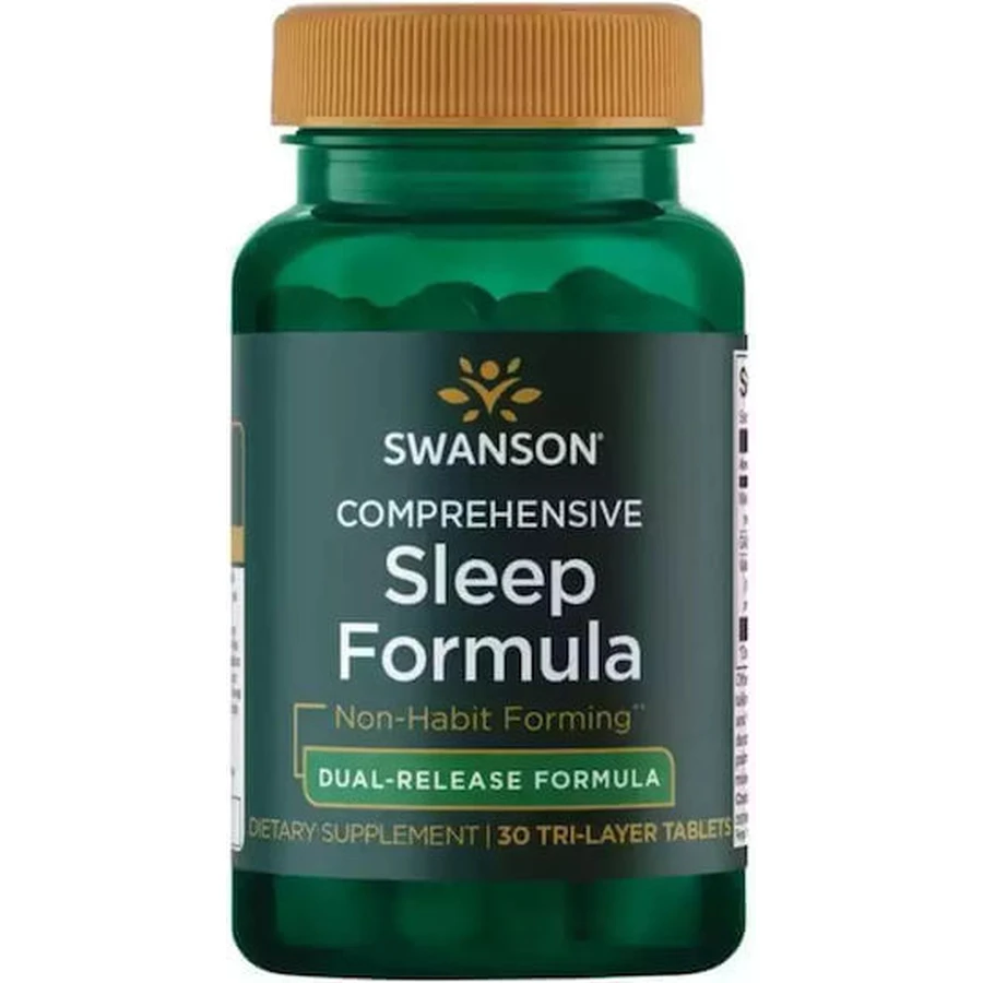 Комплексна добавка для сну Swanson Comprehensive Sleep Formula 30 таблеток: ціни та характеристики
