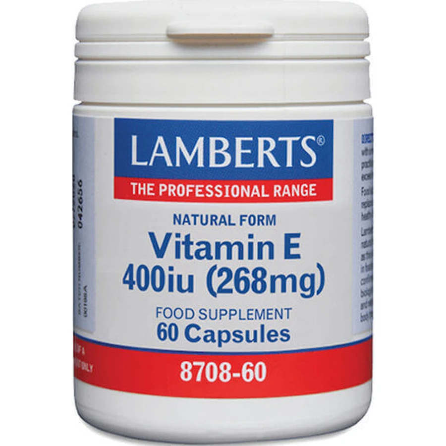 Lamberts Vitamin E Вітамін для шкіри та антиоксидантної дії 400iu 60 капс.: ціни та характеристики