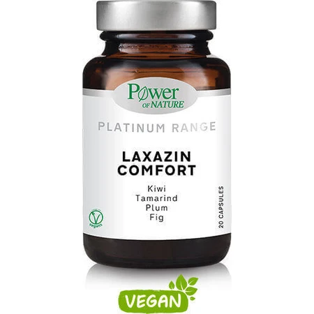 Power Of Nature Platinum Range Лаксазин Комфорт Харчова добавка Спеціальна Спеціальна 20 капс.: ціни та характеристики