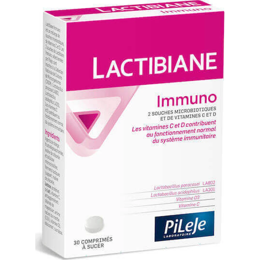 Pileje Lactibiane Immuno Supplement для укрепления иммунной системы 30 табл.: цены и характеристики