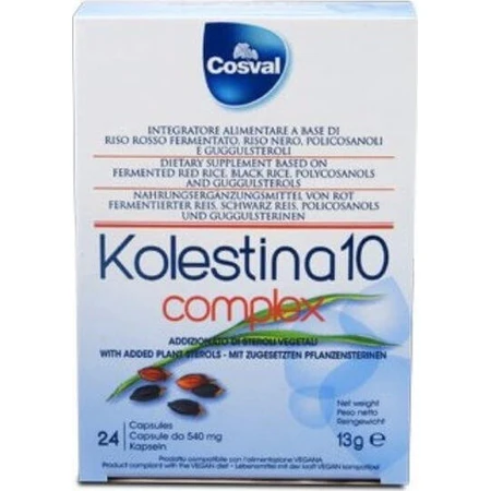 Cosval Kolestina 10 Комплексная пищевая добавка Special Special 24 капс: цены и характеристики