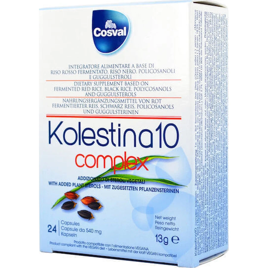 Cosval Kolestina 10 Комплексная пищевая добавка Special Special 24 капс: цены и характеристики