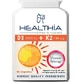 Мультивітамінний комплекс Healthia D3 D3 3000iu & K2 100мг для зміцнення імунної системи та здоров'я яєць 3000iu 100мг 90 капс.