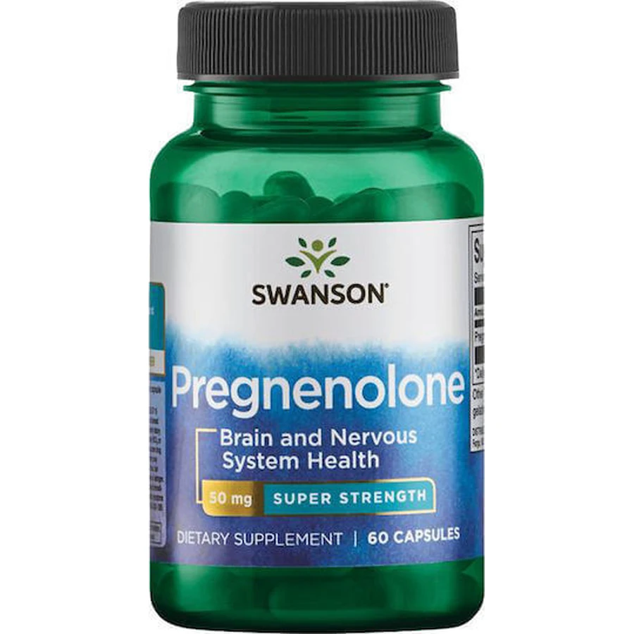 Swanson Super-Strength Pregnenolone 50mg Memory Supplement 60 caps: цены и характеристики