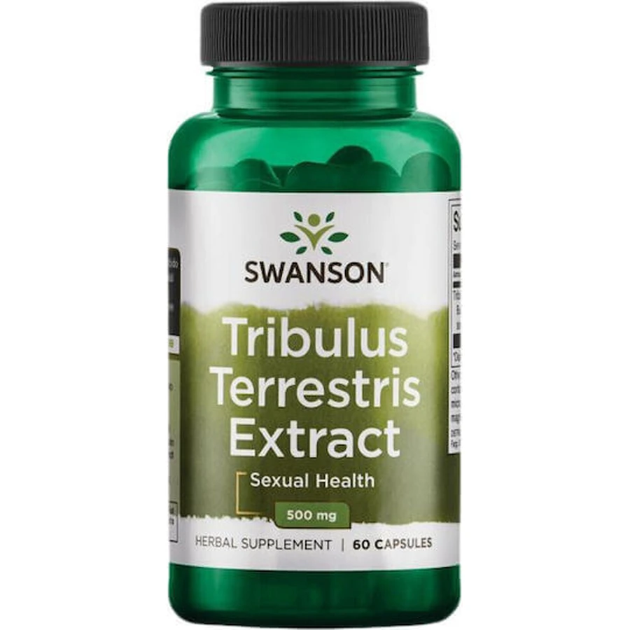 Swanson Tribulus Terrestris Extract 500mg Libido & Testosterone Boosting Supplement 60 caps: цены и характеристики
