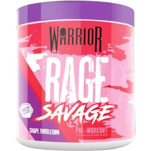 Warrior Rage Savage Savage Pre Workout Special Dietary Supplement 330gr Жевательная резинка со вкусом винограда