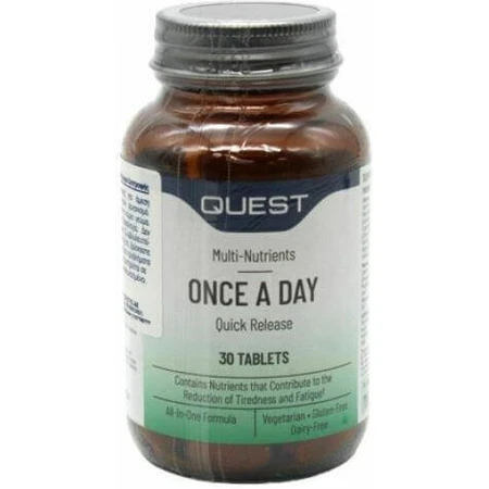 Quest Multi-nutrients Once A Day Quick Release Multivitamin for Immune System Support 30 Tablets: цены и характеристики