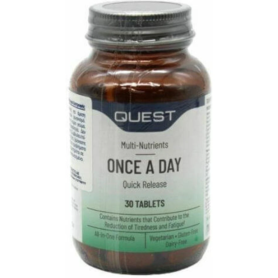 Quest Multi-nutrients Once A Day Quick Release Multivitamin for Immune System Support 30 Tablets: цены и характеристики