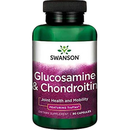 Swanson Глюкозамін та хондроїтин для здоров'я суглобів та кісток 90 капс.: ціни та характеристики