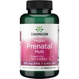 Swanson Prenatal Multi 300 мг добавка для вагітних 90 рослинних капсул
