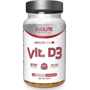 Evolite Vit D3 Витамин для поддержки иммунитета и здоровья яиц 2000iu 120 софтгелей