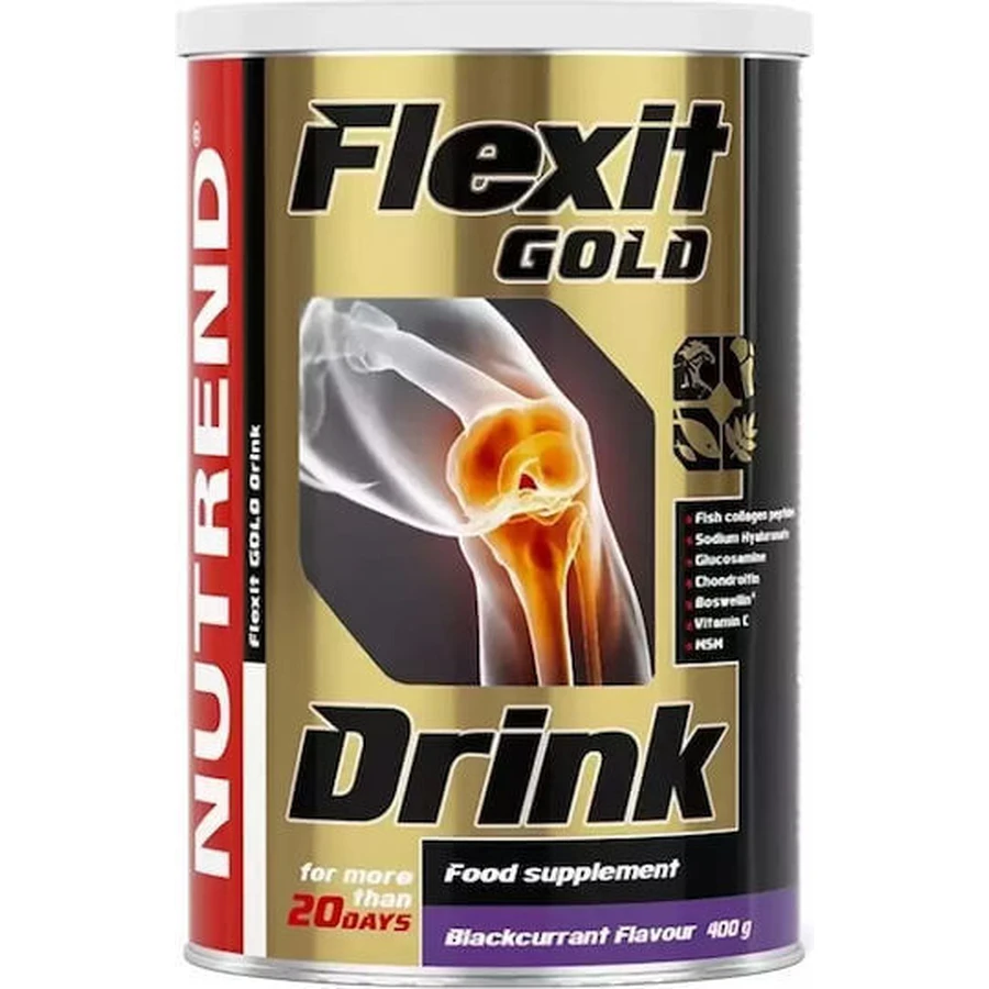 Nutrend Flexit Gold Drink Joint & Bone Health Supplement 400gr 20 порций Черная смородина: цены и характеристики