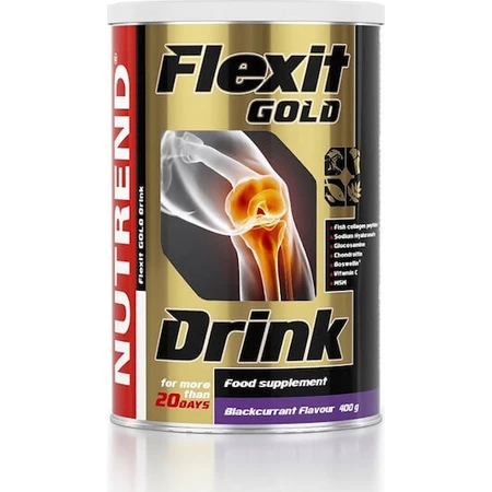 Nutrend Flexit Gold Drink Joint & Bone Health Supplement 400gr 20 порций Черная смородина: цены и характеристики