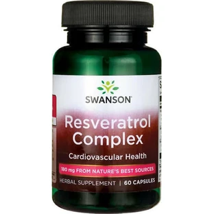 Swanson Resveratrol Complex Пищевая добавка Special 60 капс