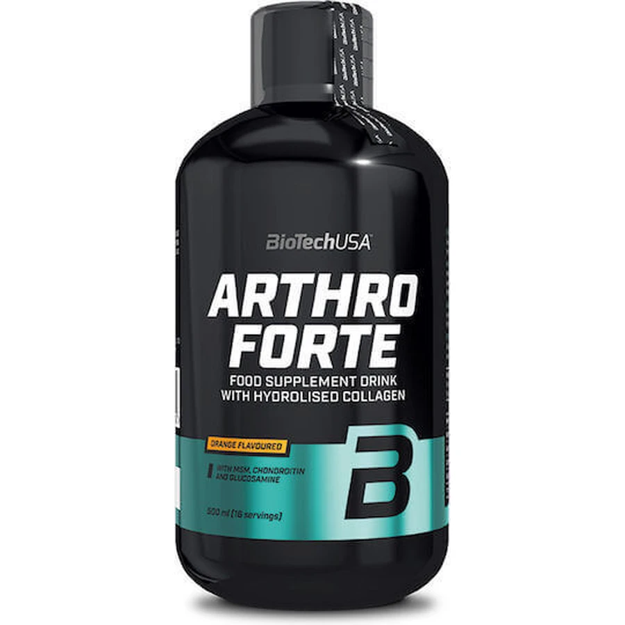 Biotech USA Arthro Forte Liquid Joint & Bone Health Supplement 500ml Orange: цены и характеристики
