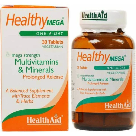 Health Aid Healthy Mega Multivitamin для энергии и укрепления иммунитета 30 x 1 таблетка: цены и характеристики