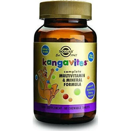 Solgar Kangavites Complete Multivitamin & Mineral Formula Мультивитамины для энергии, укрепления иммунной системы и здоровья яиц Bouncin' Berry - Zburdalnicul Berry 60 жевательных таблеток: цены и характеристики