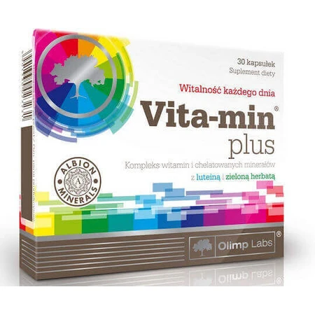 Olimp Sport Nutrition Vita-Min Plus Мультивитамины для поддержки иммунной системы 30 капс: цены и характеристики