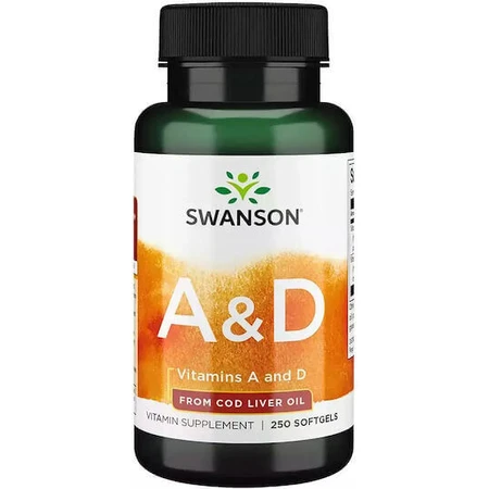 Swanson Vitamins A & D Мультивітаміни для шкіри та здоров'я яєць 250 м'яких гелів: ціни та характеристики