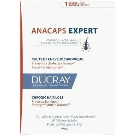 Ducray Anacaps Expert Спеціальна харчова добавка 30 капс.: ціни та характеристики