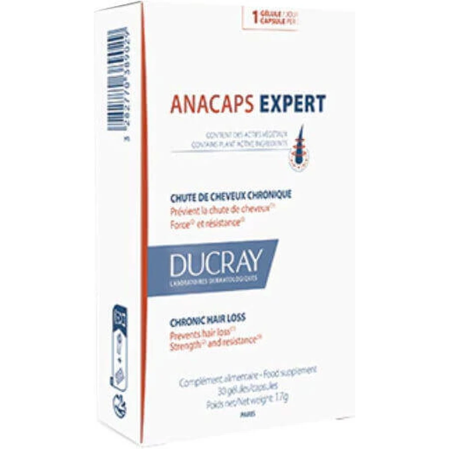 Ducray Anacaps Expert Спеціальна харчова добавка 30 капс.: ціни та характеристики