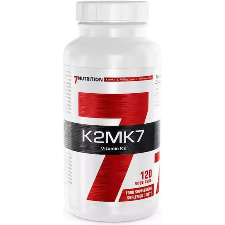 7Nutrition Вітамін D3+K2MK7 для зміцнення імунної системи та здоров'я яєць 120 рослинних капсул: ціни та характеристики