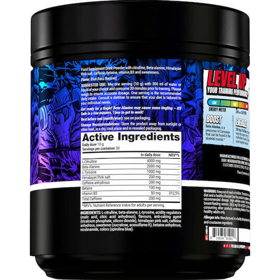 Pro Supps Mr Hyde Signature Фирменная предтренировочная добавка 300 гр Blue Razz: цены и характеристики