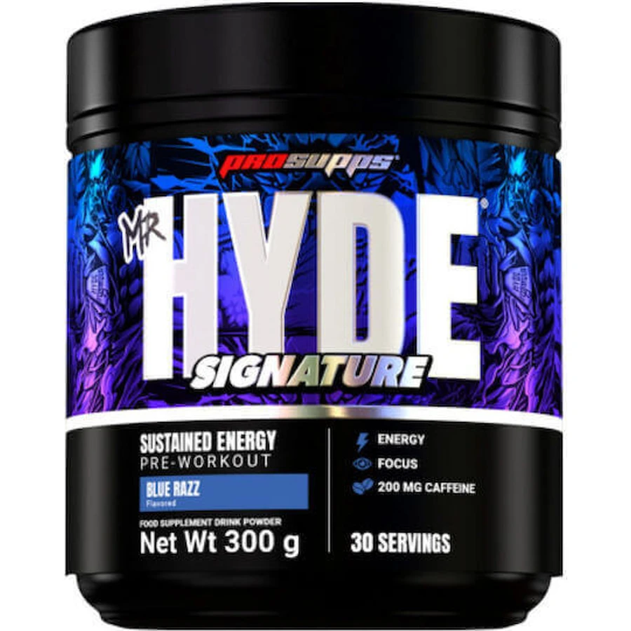 Pro Supps Mr Hyde Signature Фирменная предтренировочная добавка 300 гр Blue Razz: цены и характеристики