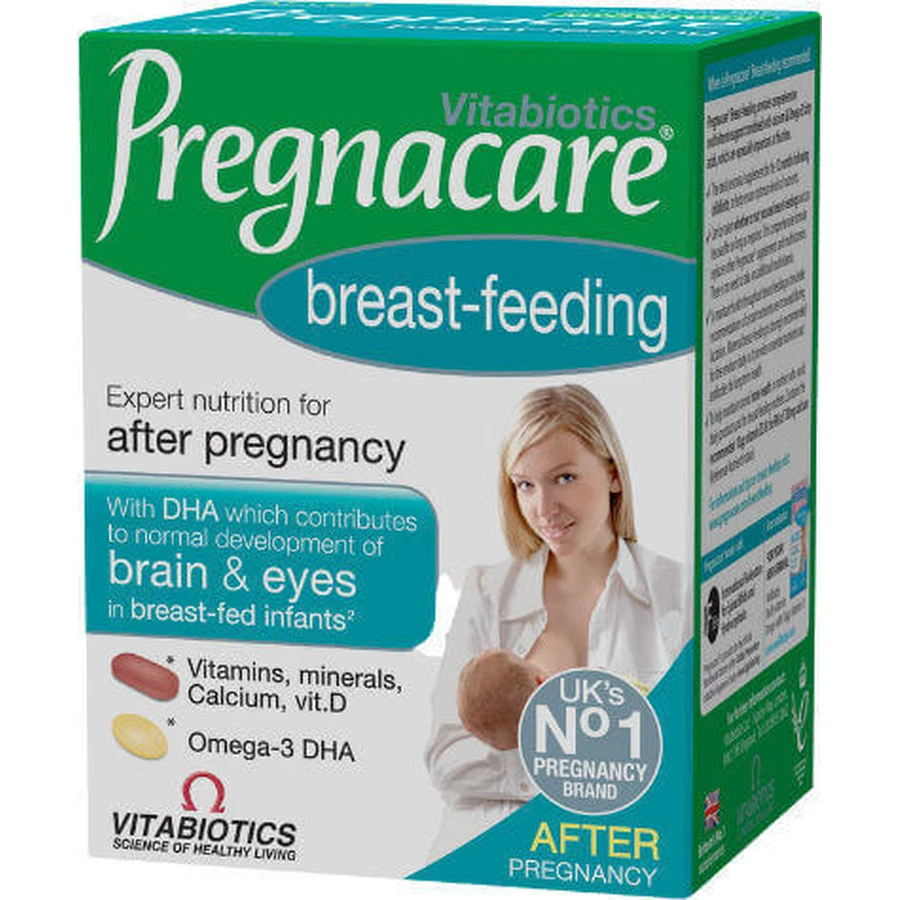 Vitabiotics Pregnacare Breast Feeding 700mg Pregnancy Supplement 56 tabs 28 caps: цены и характеристики