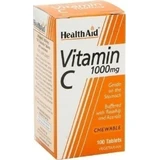 Health Aid Vitamin C Rosehip & Acerola 1000mg 100tabs Витамин C для поддержки иммунитета, кожи и антиоксидантного действия 500mg 100 жевательных таблеток