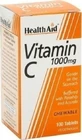 Health Aid Вітамін С Шипшина та ацерола 1000мг 100таб Вітамін С для підтримки імунітету, шкіри та антиоксидантної дії 500мг 100 жувальних таблеток
