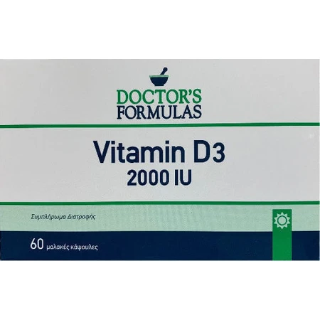 Doctor's Formulas Вітамін D3 Вітамін для підтримки імунітету та здоров'я яєць 2000iu 60 капс.: ціни та характеристики