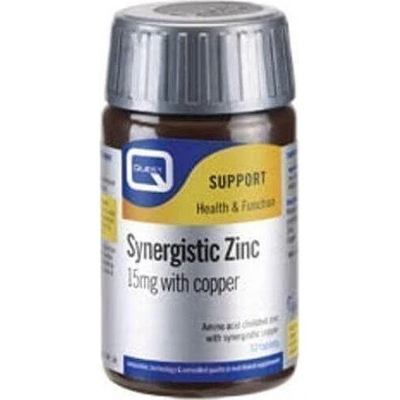 Quest Synergistic Zinc with Copper 15mg with Copper 90 таблеток: цены и характеристики