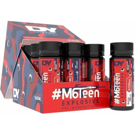 Dorian Yates Pre-Workout M6Teen Liquid Speciality Food Supplement 12 x 60ml Peach: цены и характеристики