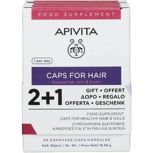 Apivita Caps For Hair Food Supplement Special 3 x 10 капсул